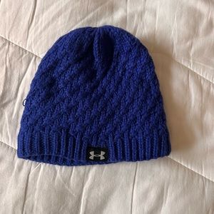 Under armor blue winter hat